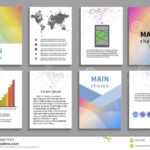 Set Of Flyer, Brochure Design Templates Stock Vector Inside Online Brochure Template Free
