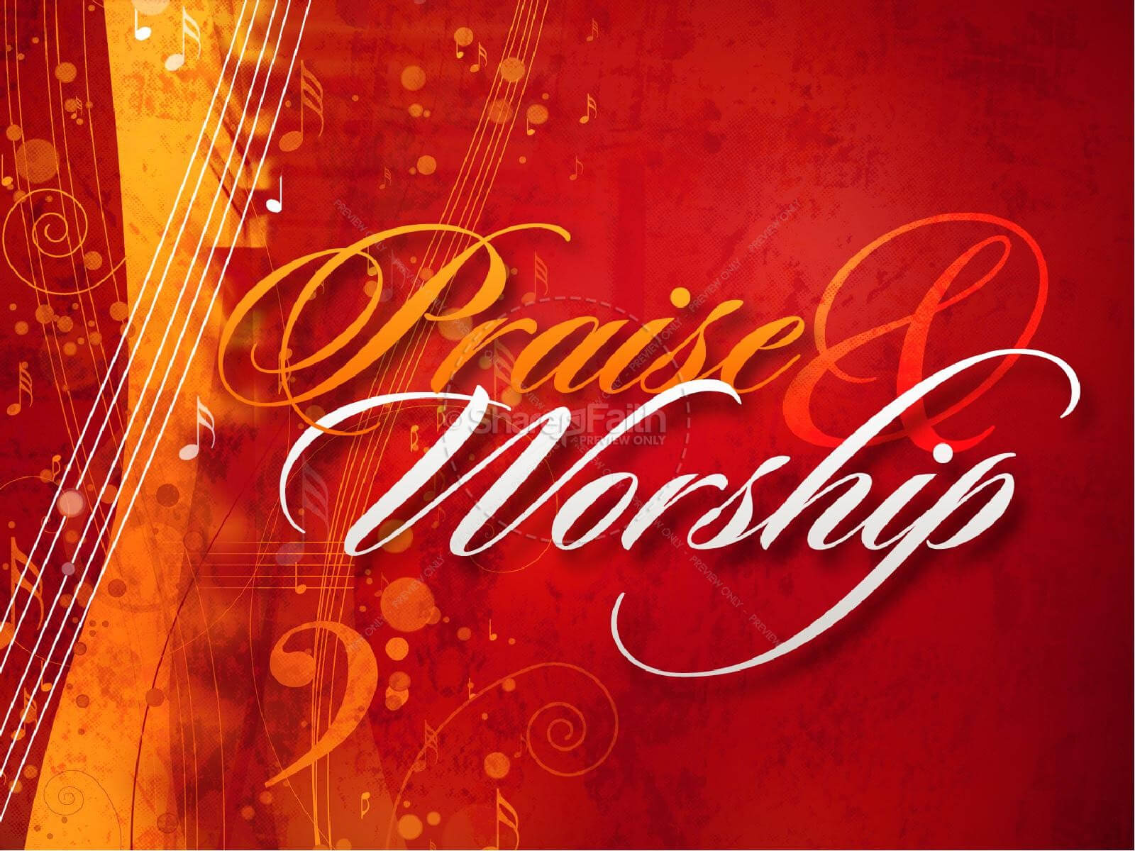 Sharefaith: Church Websites, Church Graphics, Sunday School In Praise And Worship Powerpoint Templates