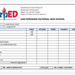 Simple And Editable Report Card For Deped (Free Template) Within Fake Report Card Template