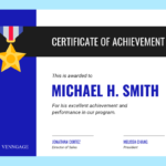 Simple Certificate Of Achievement Template With Sales Certificate Template