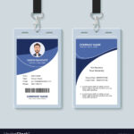 Simple Corporate Id Card Design Template throughout Company Id Card Design Template