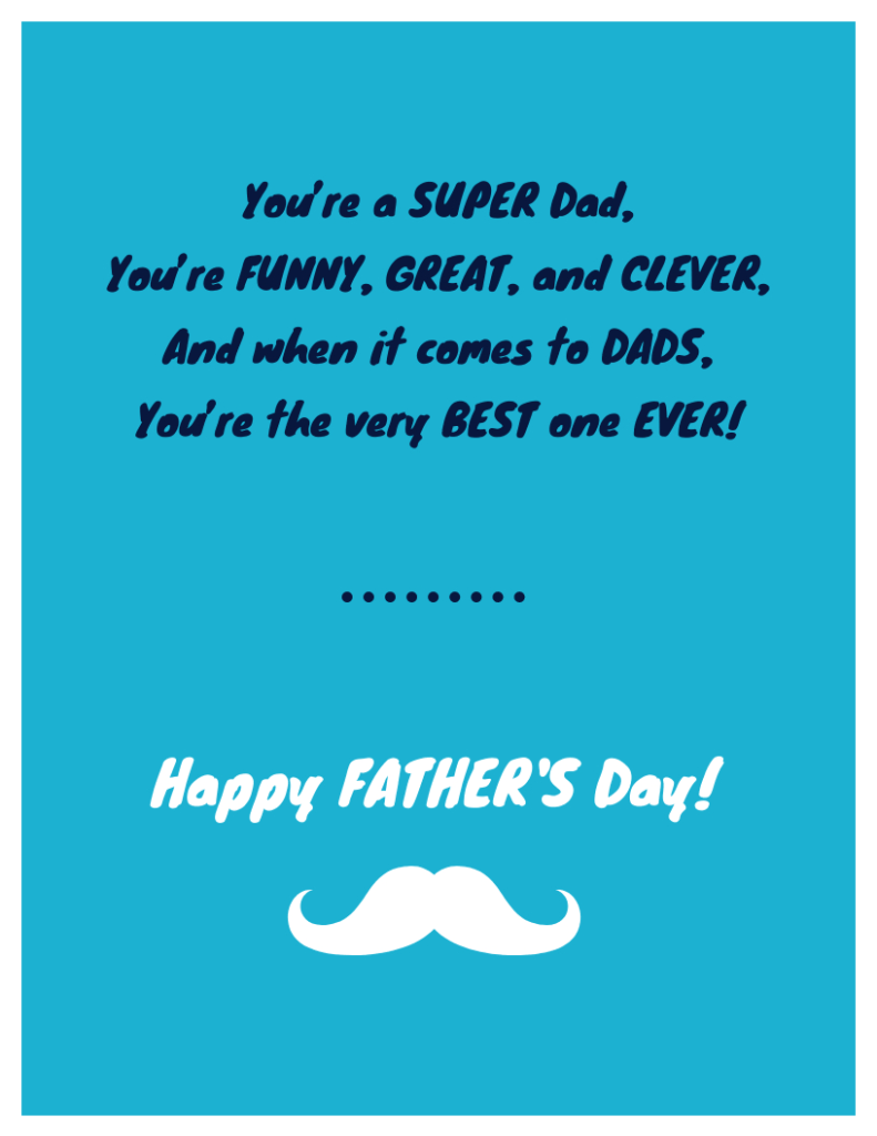 Father S Day Card Templates Free Download