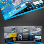 Social Media Tri Fold Brochure Corporate Identity Template For Social Media Brochure Template