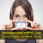 Social Security Card Psd Template Collection 2020 For Fake Social Security Card Template Download