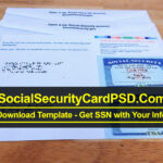 Social Security Card Psd Template Collection 2020 Throughout Fake Social Security Card Template Download