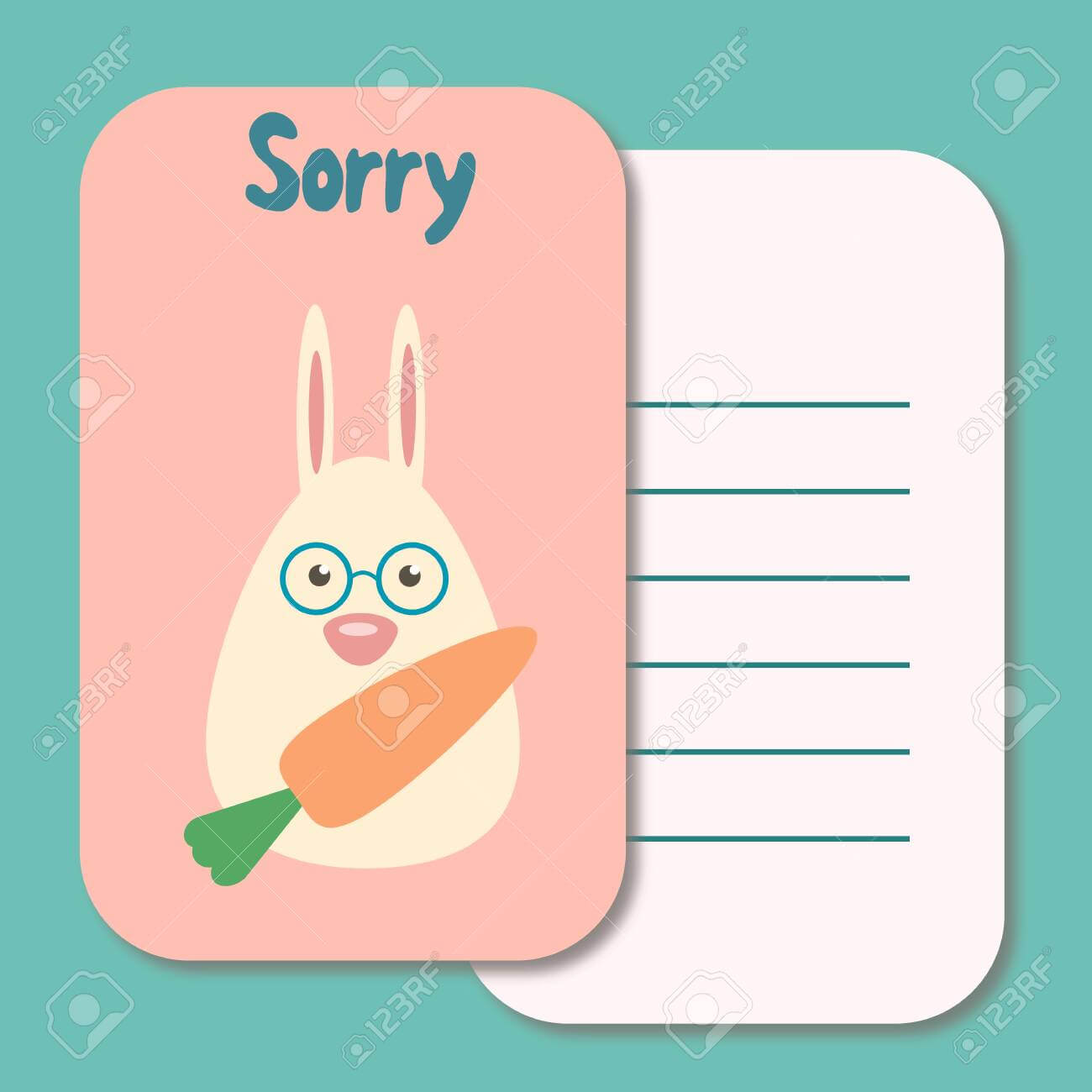 Sorry Card Template – Tomope.zaribanks.co For Sorry Card Template