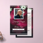Special Funeral Prayer Card Template With Prayer Card Template For Word
