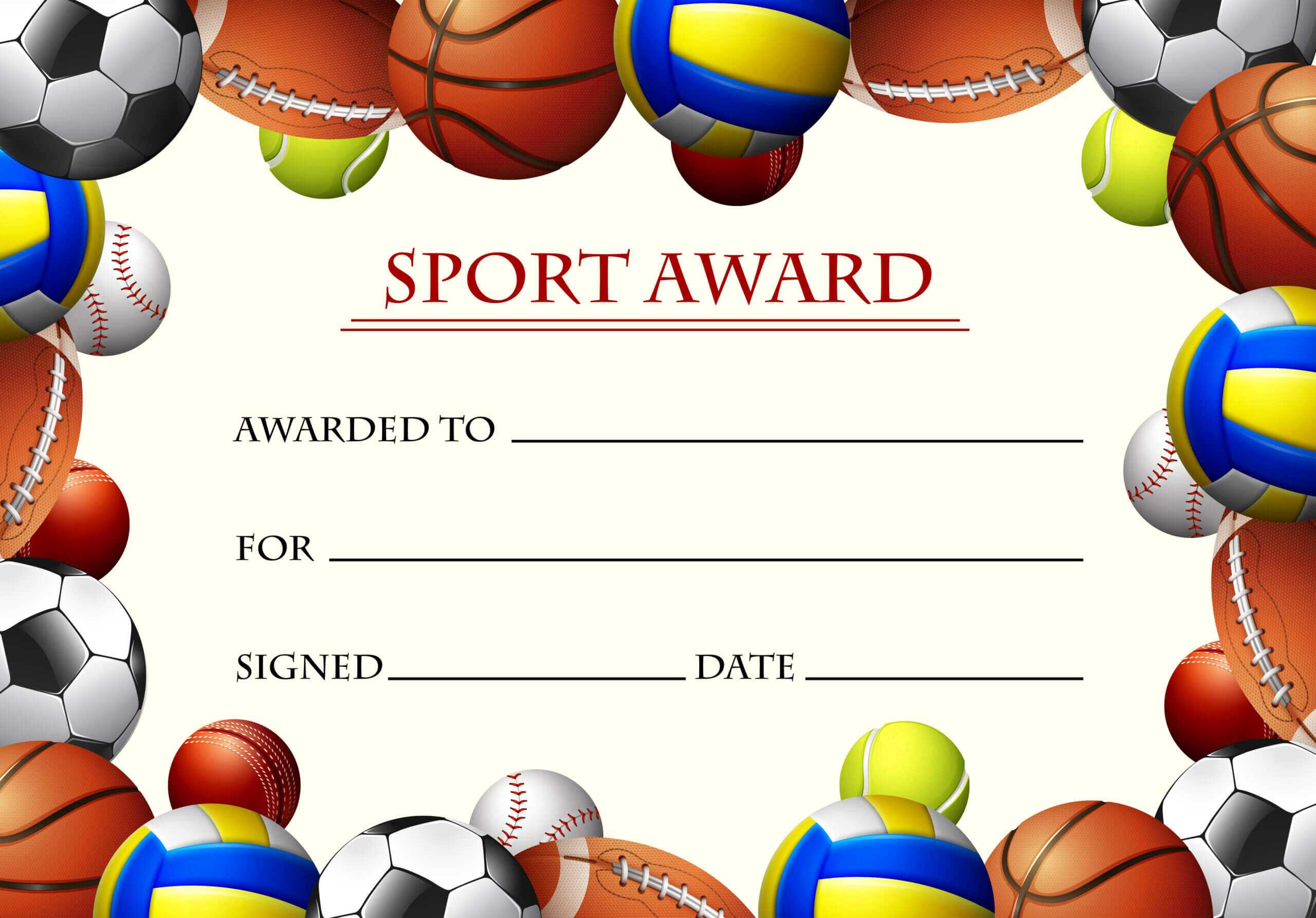 Sports Certificate Free Vector Art – (171 Free Downloads) Inside Sports Day Certificate Templates Free