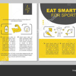 Sports Nutrition Brochure Template — Stock Vector © Bsd For Nutrition Brochure Template