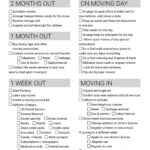 Spreadsheet Moving House Checklist Free Printable Download Intended For Moving Home Cards Template