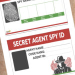 Spy Kids Activities: Free Printables For Your Budding James With Regard To Spy Id Card Template