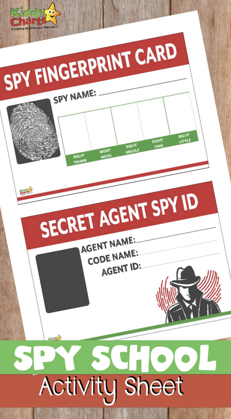 Spy Kids Activities: Free Printables For Your Budding James With Regard To Spy Id Card Template
