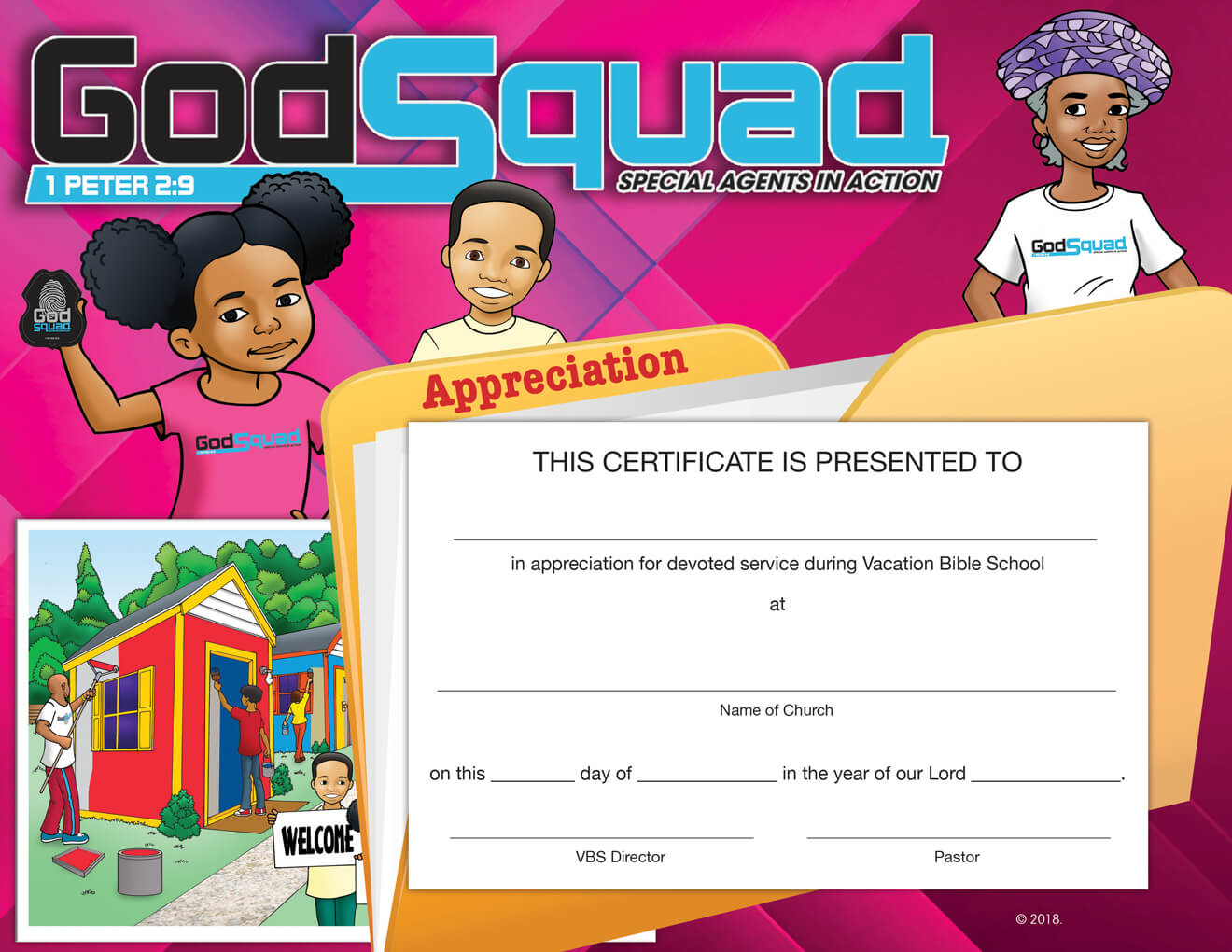 Ssaacc26 | Sunday School Awards And Certificate Clipart Big Intended For Free Vbs Certificate Templates