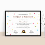 Star Achievement Certificate Template With Regard To Star Naming Certificate Template