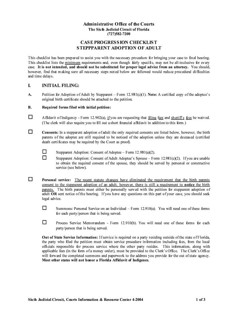 Stepparent Adoption Forms Arkansas – Fill Online, Printable Inside Child Adoption Certificate Template
