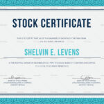 Stock Certificate Template Intended For Stock Certificate Template Word