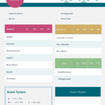 Student Report Card Template – Visme Intended For Student Information Card Template