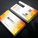 Sun Professional Corporate Visiting Card Template 001338 Within Professional Name Card Template