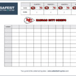 Super Bowl Square – How To Do | 2020 Printable Template For Football Betting Card Template