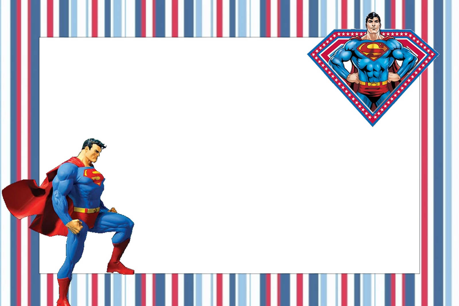 Superman Free Printable Invitations. – Oh My Fiesta! In English Inside Superman Birthday Card Template