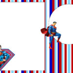Superman Free Printable Invitations. – Oh My Fiesta! In English Within Superman Birthday Card Template
