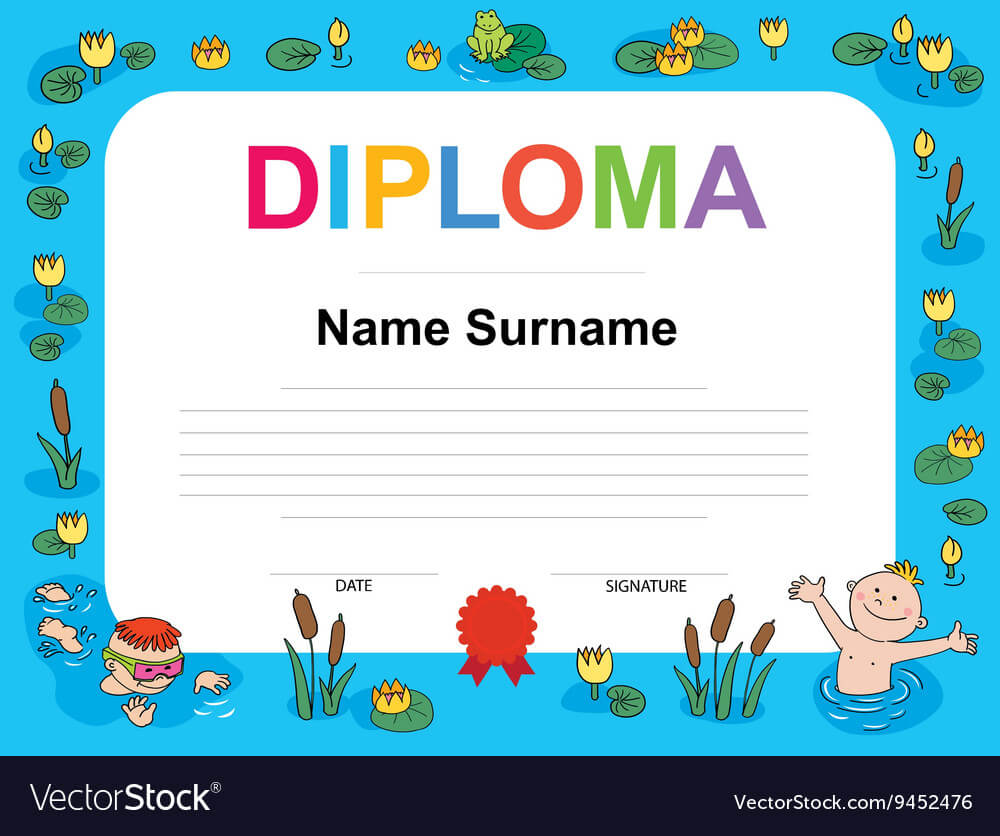 Swimming Award Certificate Template For Swimming Certificate Templates Free