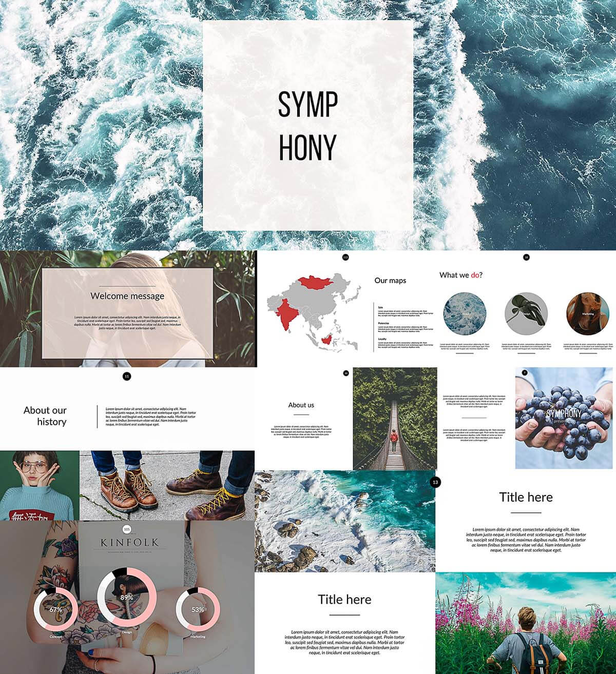 Symphony Powerpoint Templates | Free Download Intended For Powerpoint Templates Tourism