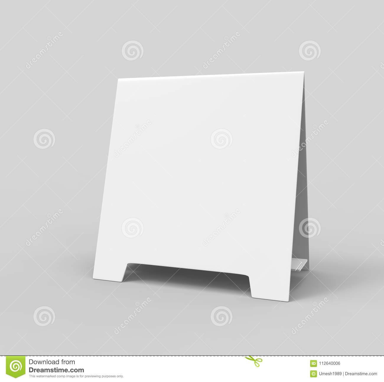 Tablet Tent Card Talkers Promotional Menu Card White Blank For Free Printable Tent Card Template