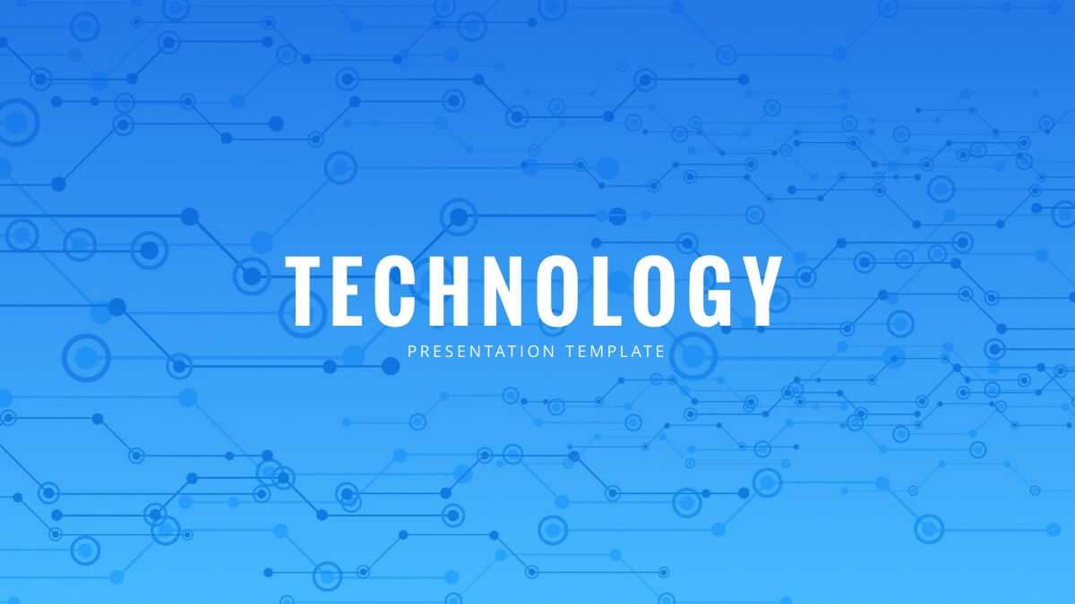 Technology Powerpoint Template - Free Powerpoint Presentation Regarding Powerpoint Templates For Technology Presentations