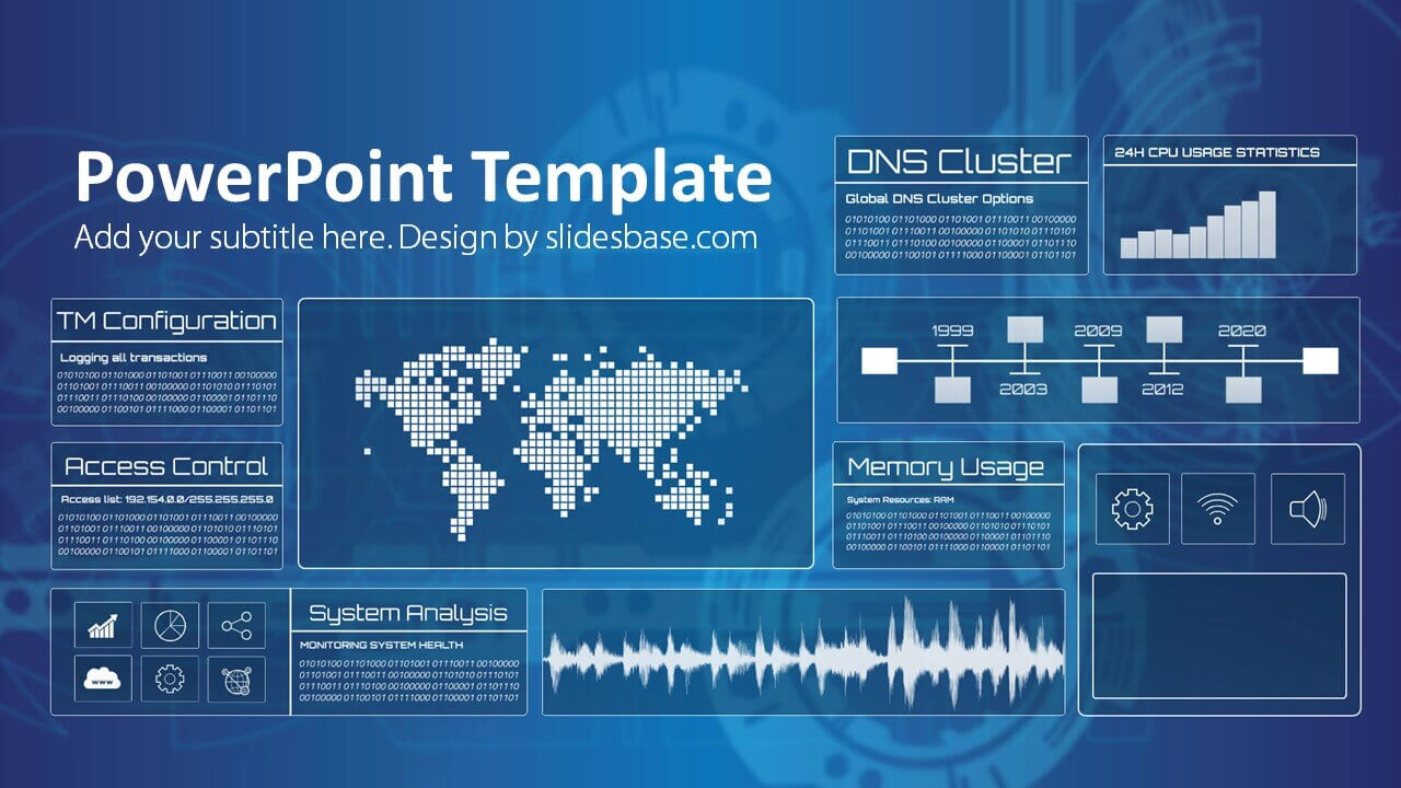 Technology Screen Powerpoint Template Intended For Powerpoint Templates For Technology Presentations
