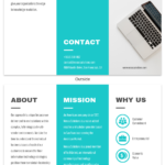 Technology Tri Fold Brochure Template With Brochure Folding Templates