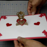 Teddy Bear Pop Up Card: Tutorial with regard to Teddy Bear Pop Up Card Template Free
