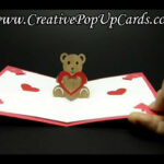 Teddy Bear Valentines Day Pop Up Card Regarding Teddy Bear Pop Up Card Template Free