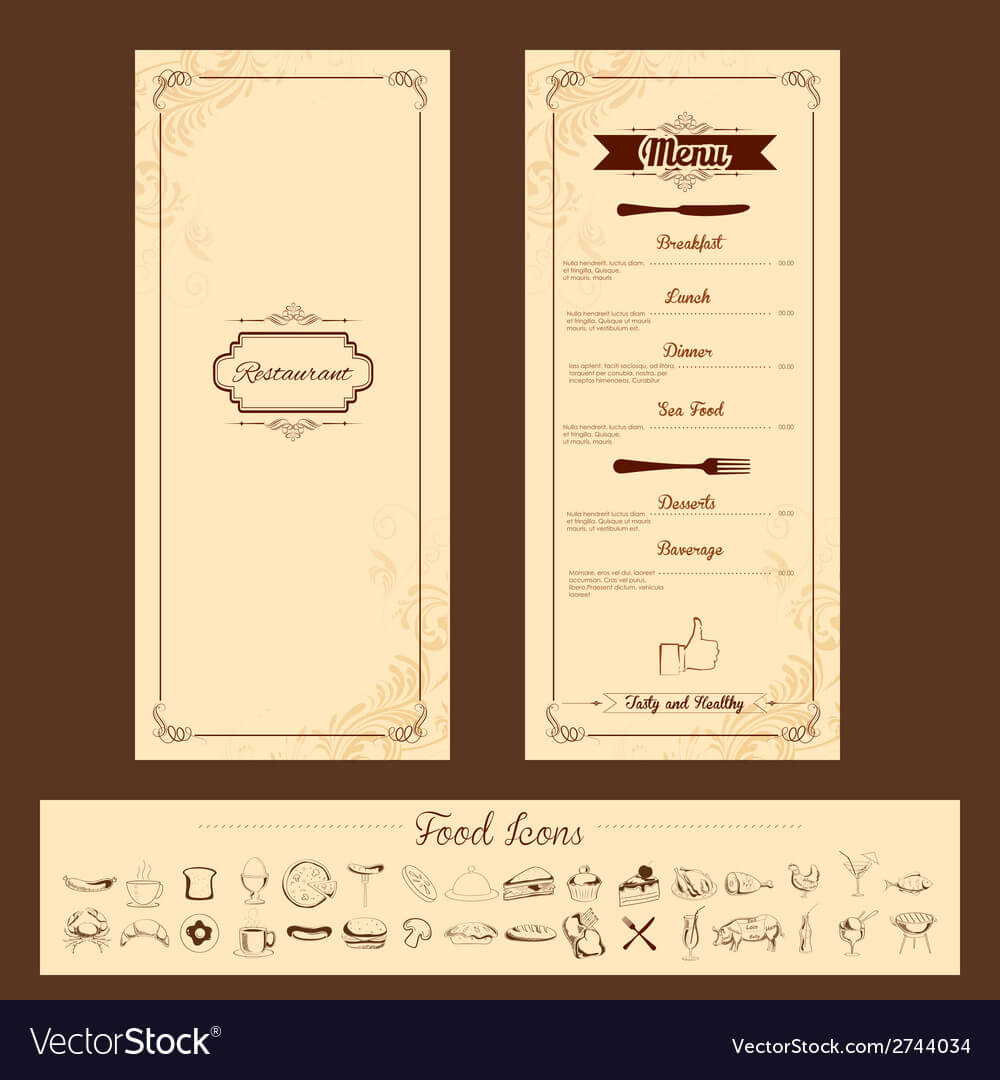 Template For Menu Card Throughout Frequent Diner Card Template