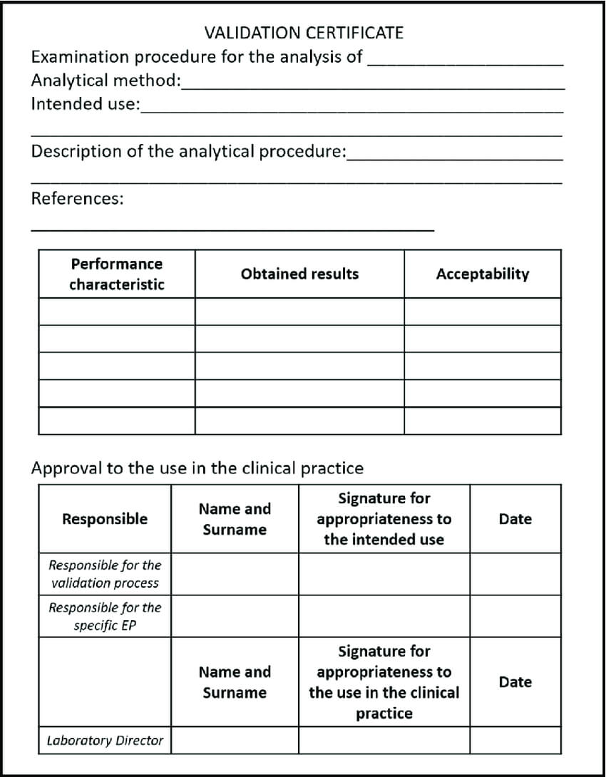 Template Of A Validation Certificate. | Download Scientific Throughout Validation Certificate Template
