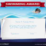 Template Of Certificate For Swimming Award Pertaining To Swimming Award Certificate Template