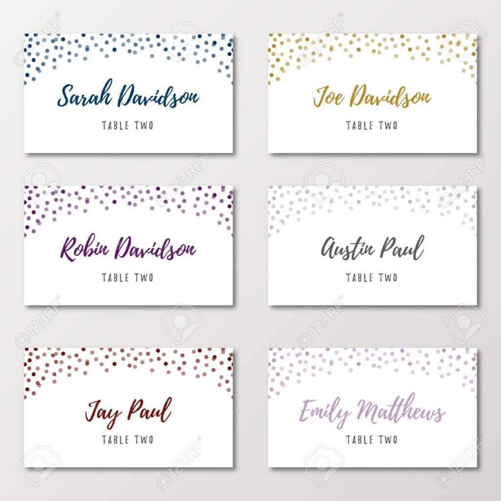 How To Make Place Cards In Microsoft Word | Diy Table Cards With ...