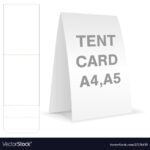 Tent Card Die Cut Mock Up Template Within Free Tent Card Template Downloads