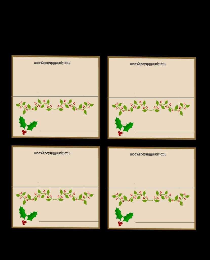 Tent Place Card Template 6 Per Sheet And About Cards On Throughout Place Card Template 6 Per Sheet