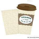 Thanks A Latte Card Template ] – Thanks A Latte Cards Amp For Thanks A Latte Card Template