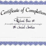 The Best Printable Certificate Of Completion | Katrina Blog For Certificate Of Completion Template Free Printable