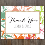 The Best Thank You Cards Template Designs Inside Thank You Note Card Template