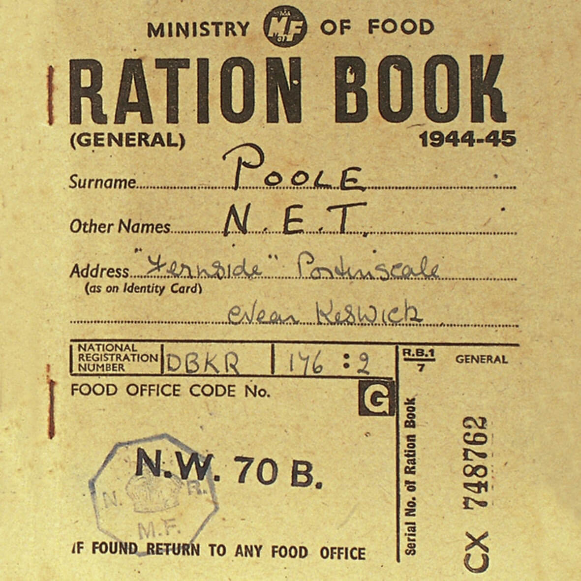The Olde Curiosity Blog: #ww2 Rationing In The Second World Intended For World War 2 Identity Card Template