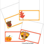 The Sassy Pack Rat: Thanksgiving Place Card Printable Freebie Regarding Thanksgiving Place Card Templates