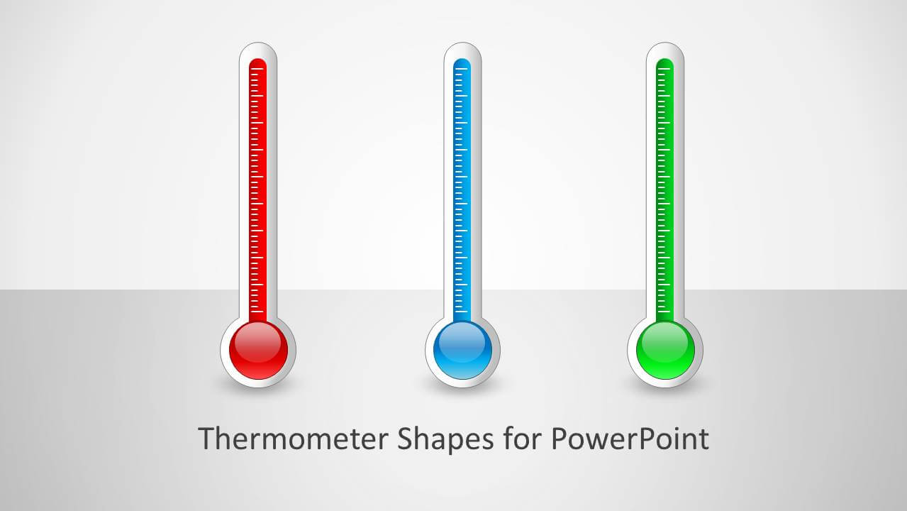 Thermometer Shapes For Powerpoint Within Powerpoint Thermometer Template