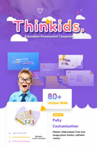 Thinkids - Fun Games &amp; Education with Powerpoint Template Games For Education
