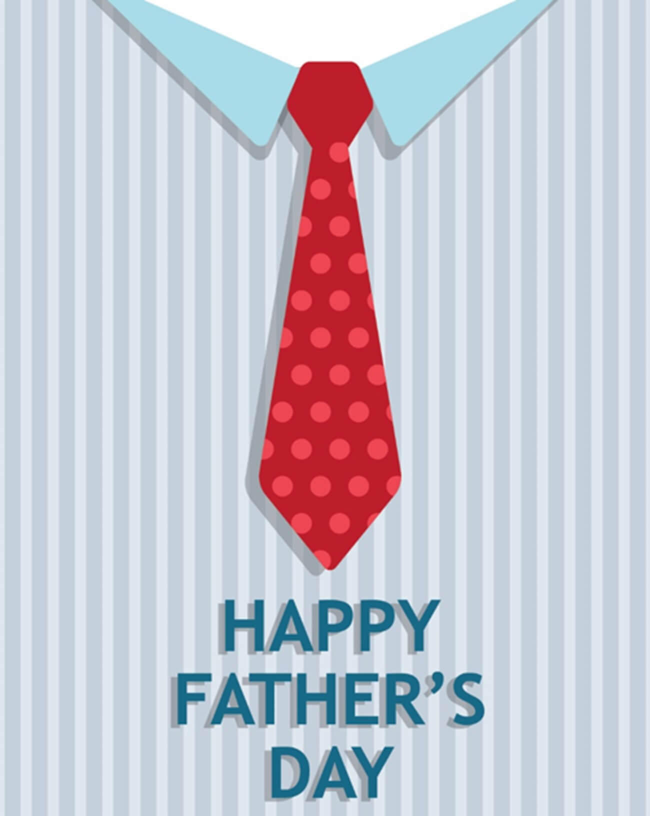 Tie Father's Day Card (Quarter Fold) Throughout Blank Quarter Fold Card Template