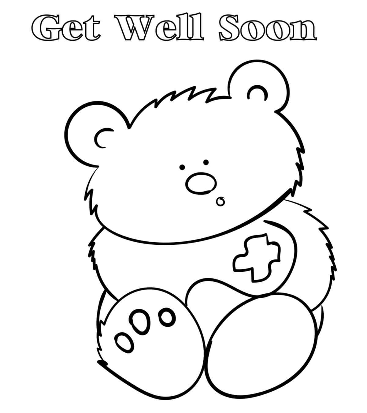 Top 25 Free Printable Get Well Soon Coloring Pages Online Intended For Get Well Soon Card Template