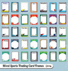 Trading Cards Clipart within Free Sports Card Template