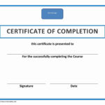 Training Certificate Template Pdf | Blank Certificates For Training Certificate Template Word Format